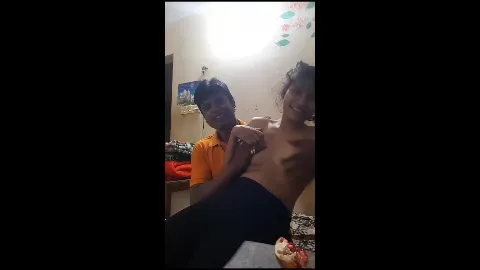 Horny boyfriend calls shy cute girlfriend for room sex