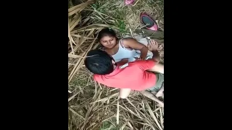 Village girl outdoor gangbang sex with multiple boys hardcore desi