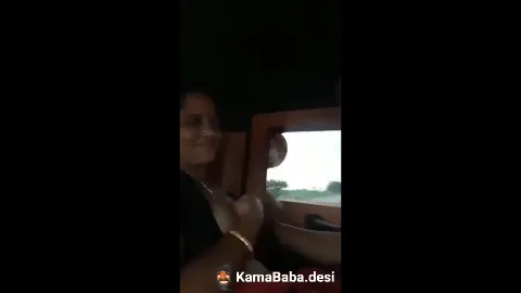 Horny old uncle sucking aunty boobs in car viral mms