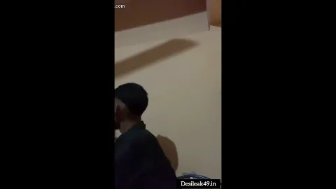 Shy girl doing romance with boyfriend kissing boobs