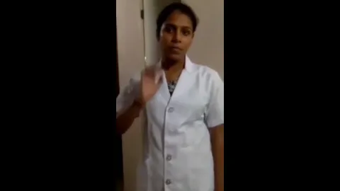 Tamil nurse stripping nudes and giving blowjob to boyfriend