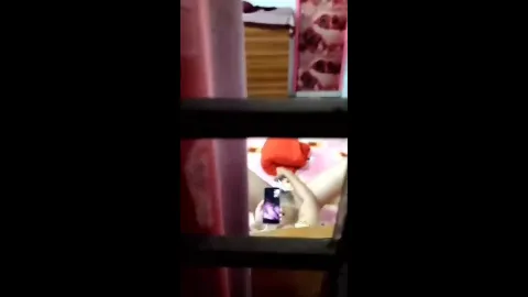 Husband secretly records wife naked on video call fingering pussy for lover