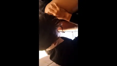 Horny couple romantic boobs sucking and pussy show