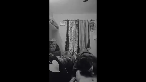 Sexy teen girl strips nudes and gives best blowjob
