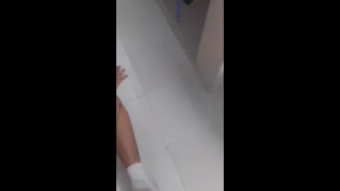 Hot and sexy couple bathroom sex