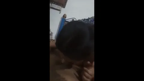 Hot shy girl first time giving blowjob to husband