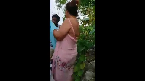 Hot aunty caught fucking outdoor full naked desi sex video