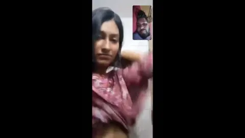 Desi hot girl bathroom video call nude boobs reveal first time