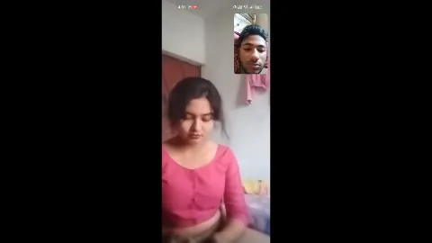 Bengali girl strips on video call shows boobs to boyfriend