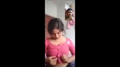 Bengali girl strips on video call shows boobs to boyfriend