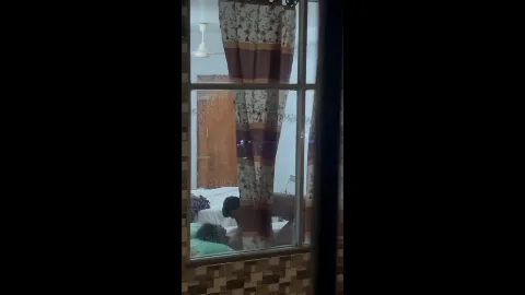 Newly married couple hotel sex window open viral mms