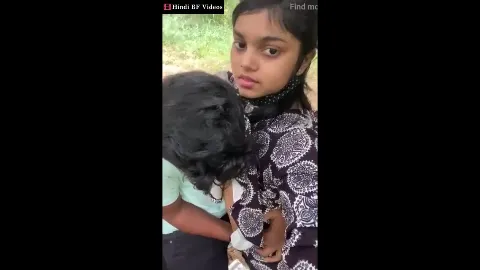 Cute village girl recording herself boobs sucked