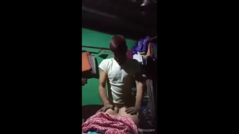 Village couple hardcore fucking at night in room