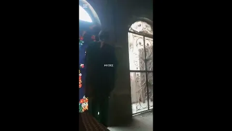 Horny couple rooftop sex handjob to hardcore fucking viral mms