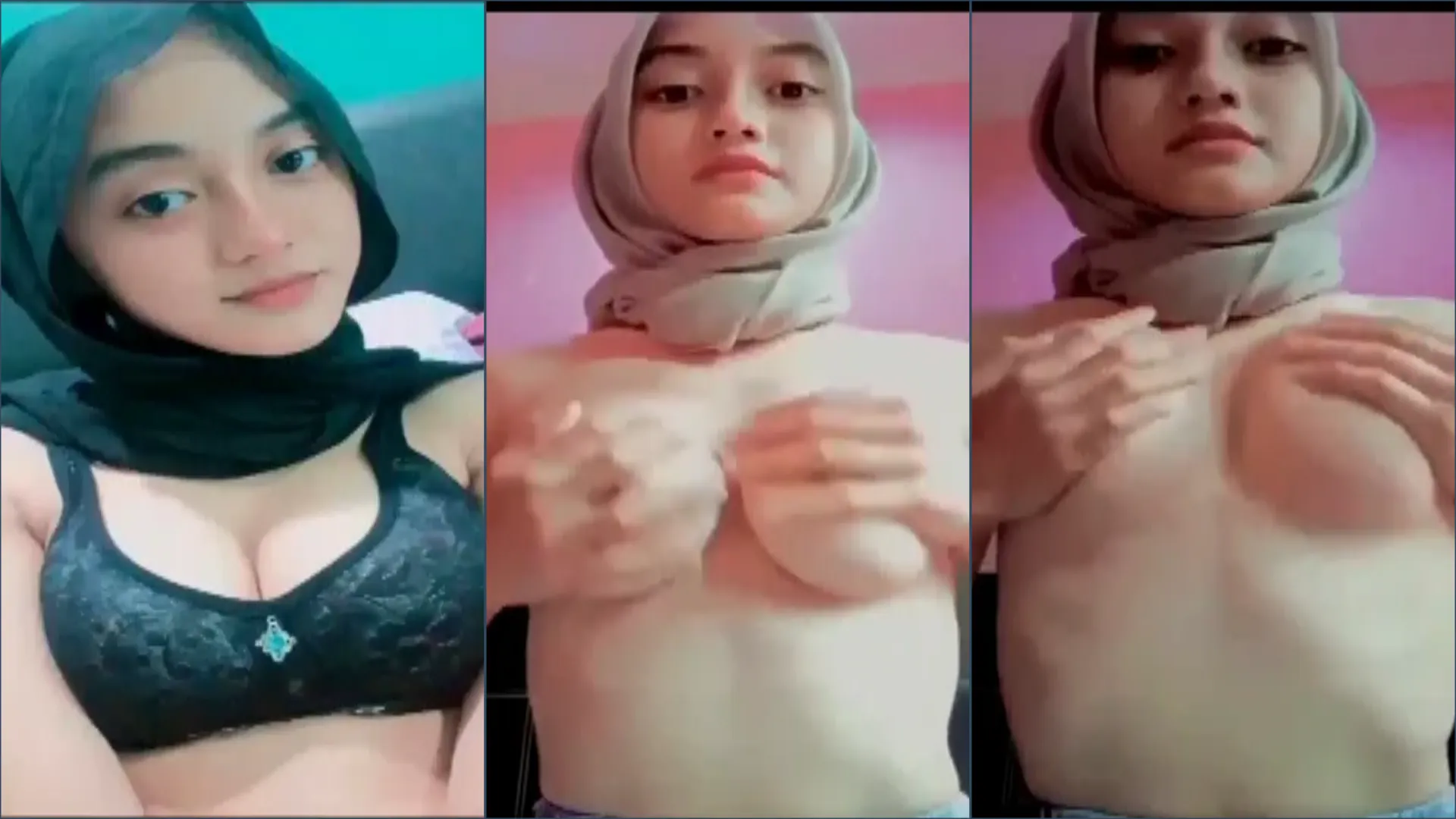 Super hot hijab girl nude showing boobs