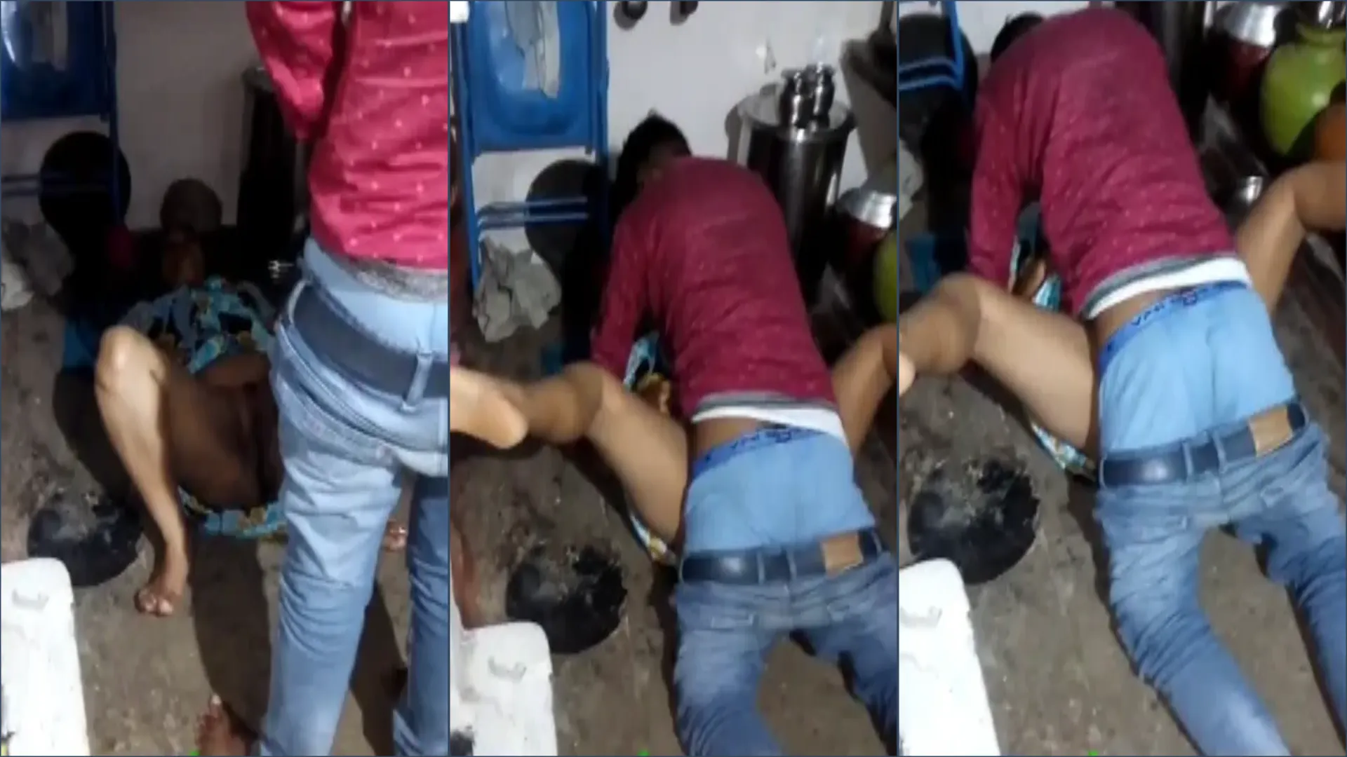 Desi aunty hardcore floor sex with lover viral mms