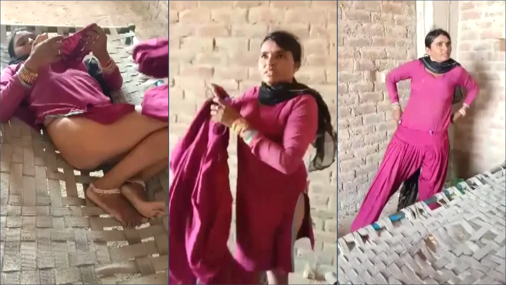 Married wife caught fucking lover by husband naked pussy