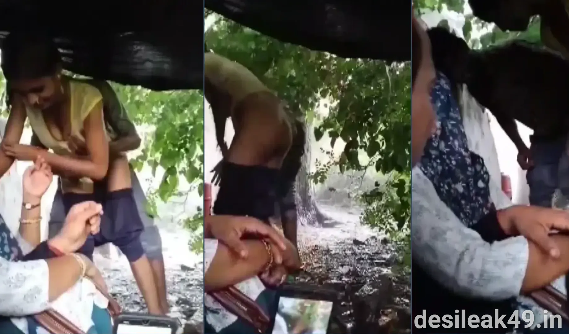 Desi paid randi outdoor sex doggy style