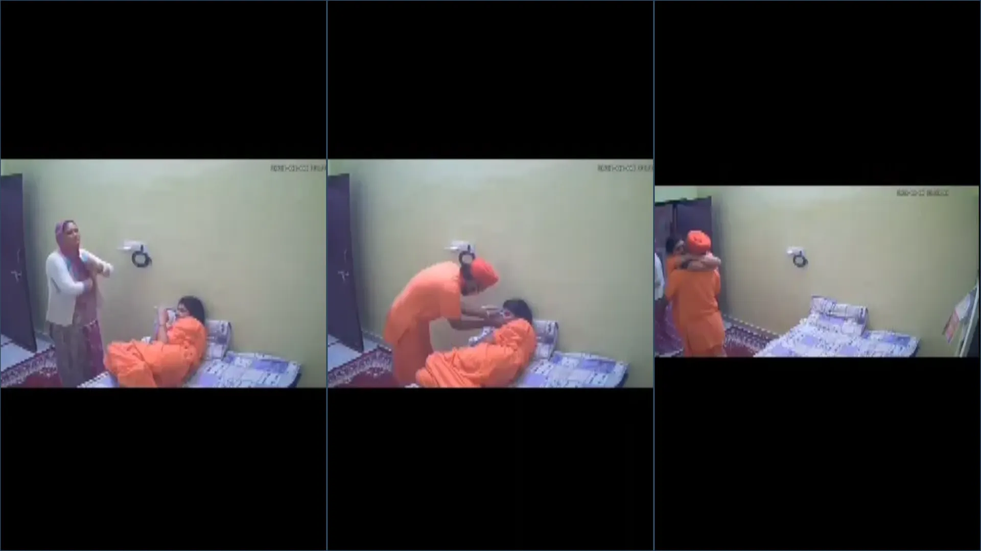 Sadhvi prem baisa viral hug kissing scandal leaked mms