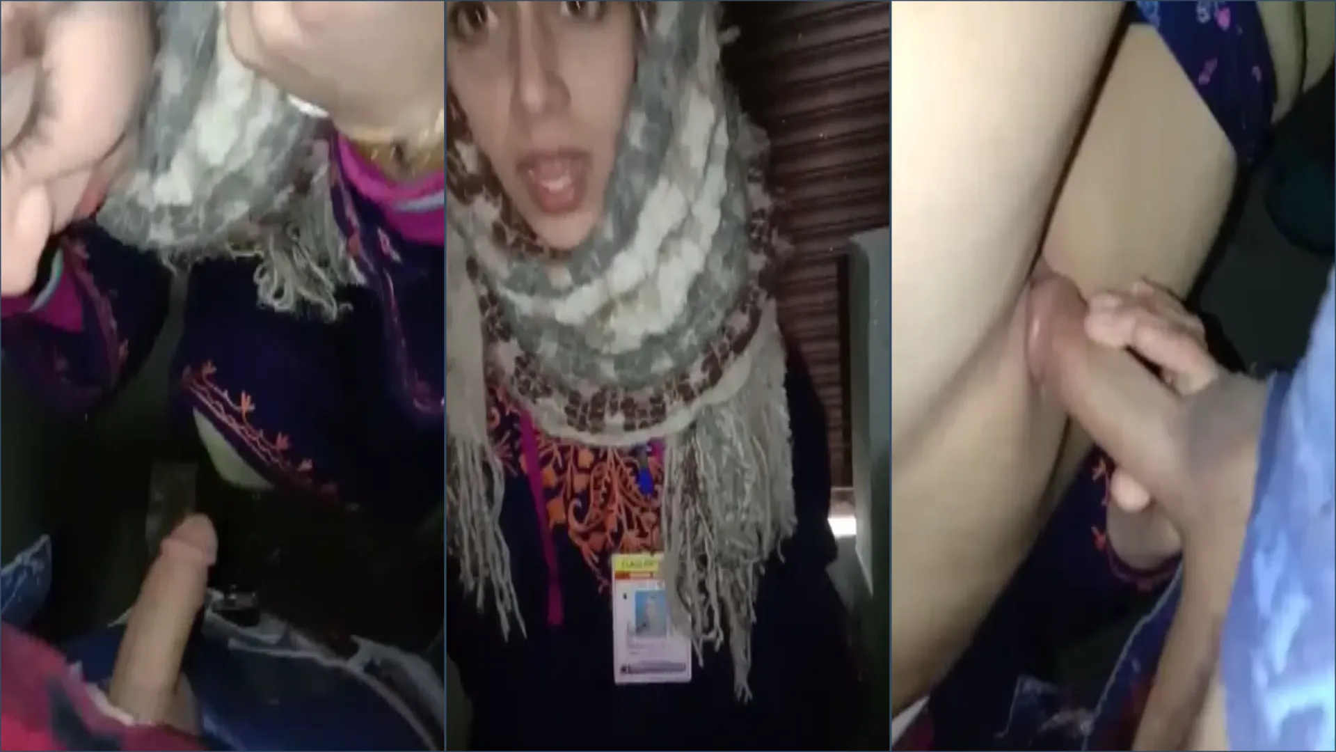 Hot muslim hijabi office girl blowjob and hardcore fucking with boss