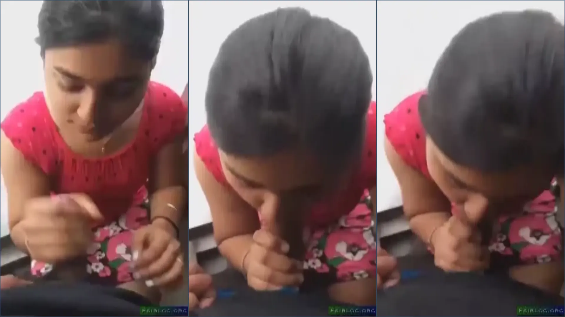 Innocent cute college girl first time blowjob to boyfriend