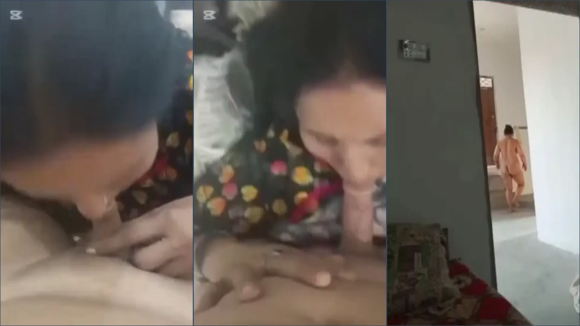 Cheater wife visits lover home for blowjob and hardcore sex