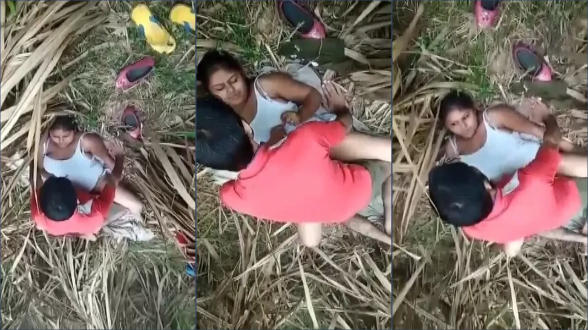 Village girl outdoor gangbang sex with multiple boys hardcore desi