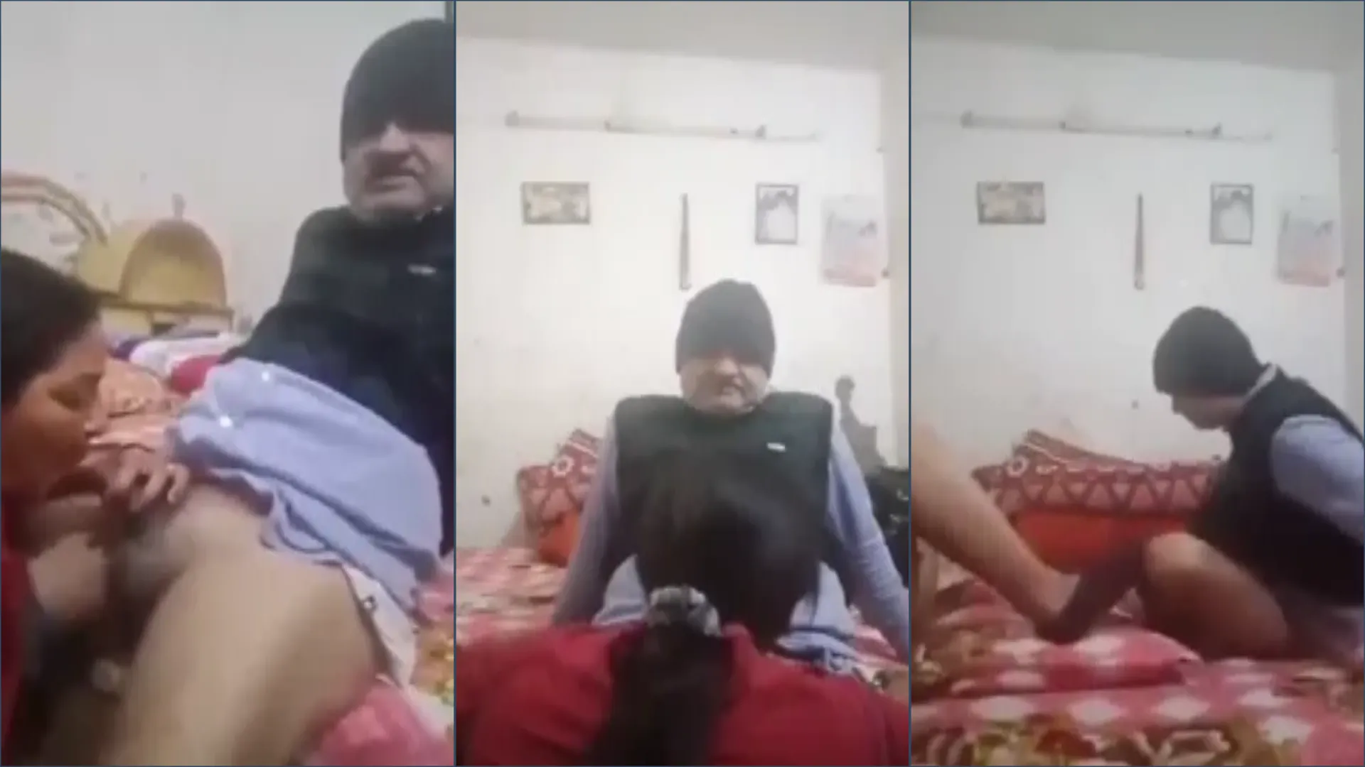 Horny aunty blowjob and hardcore sex with father in law