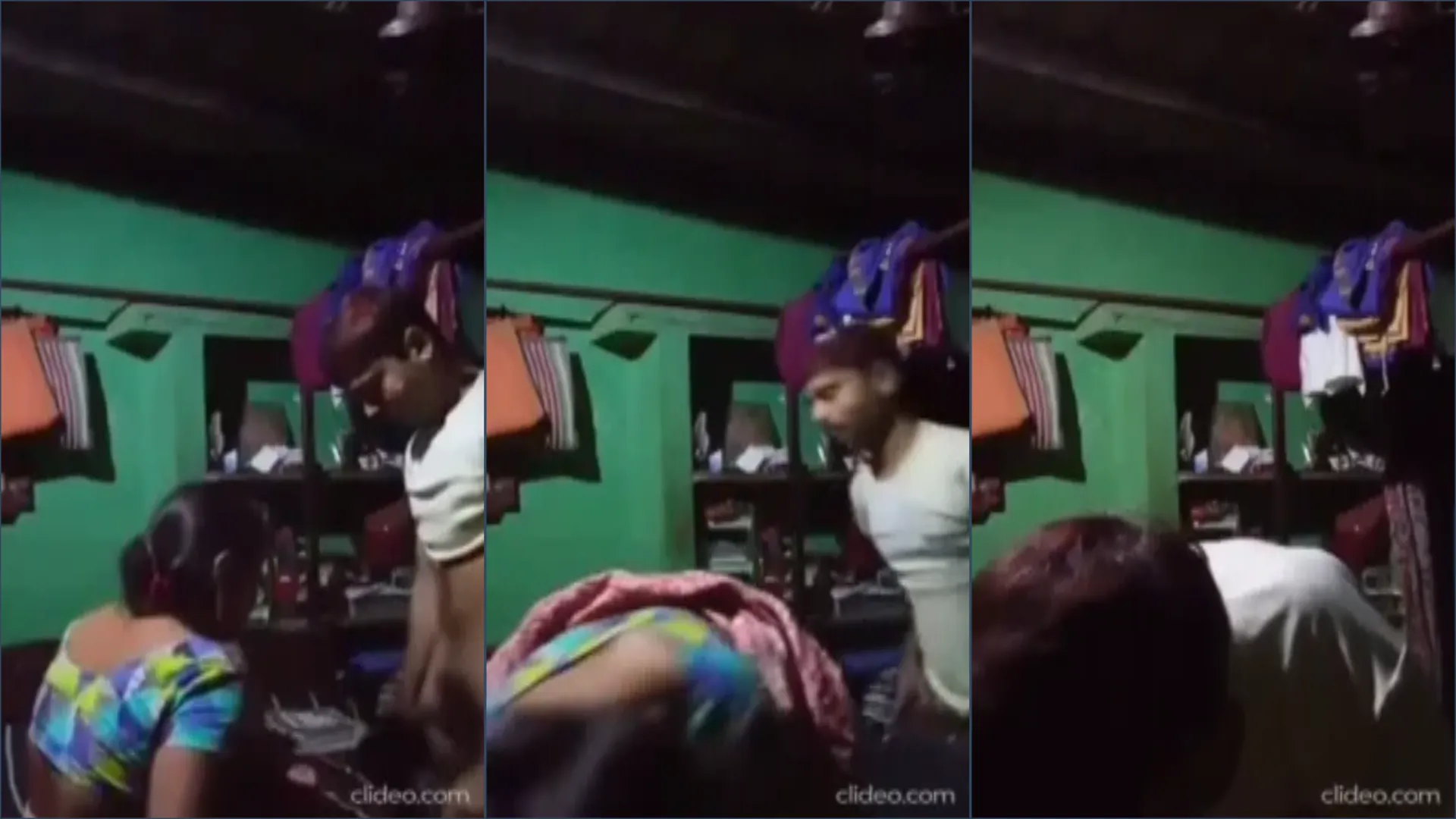 Village couple hardcore fucking at night in room