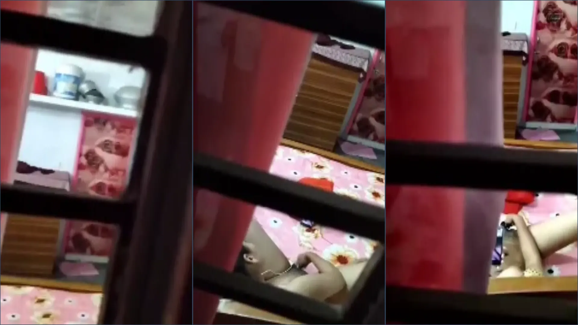 Husband secretly records wife naked on video call fingering pussy for lover