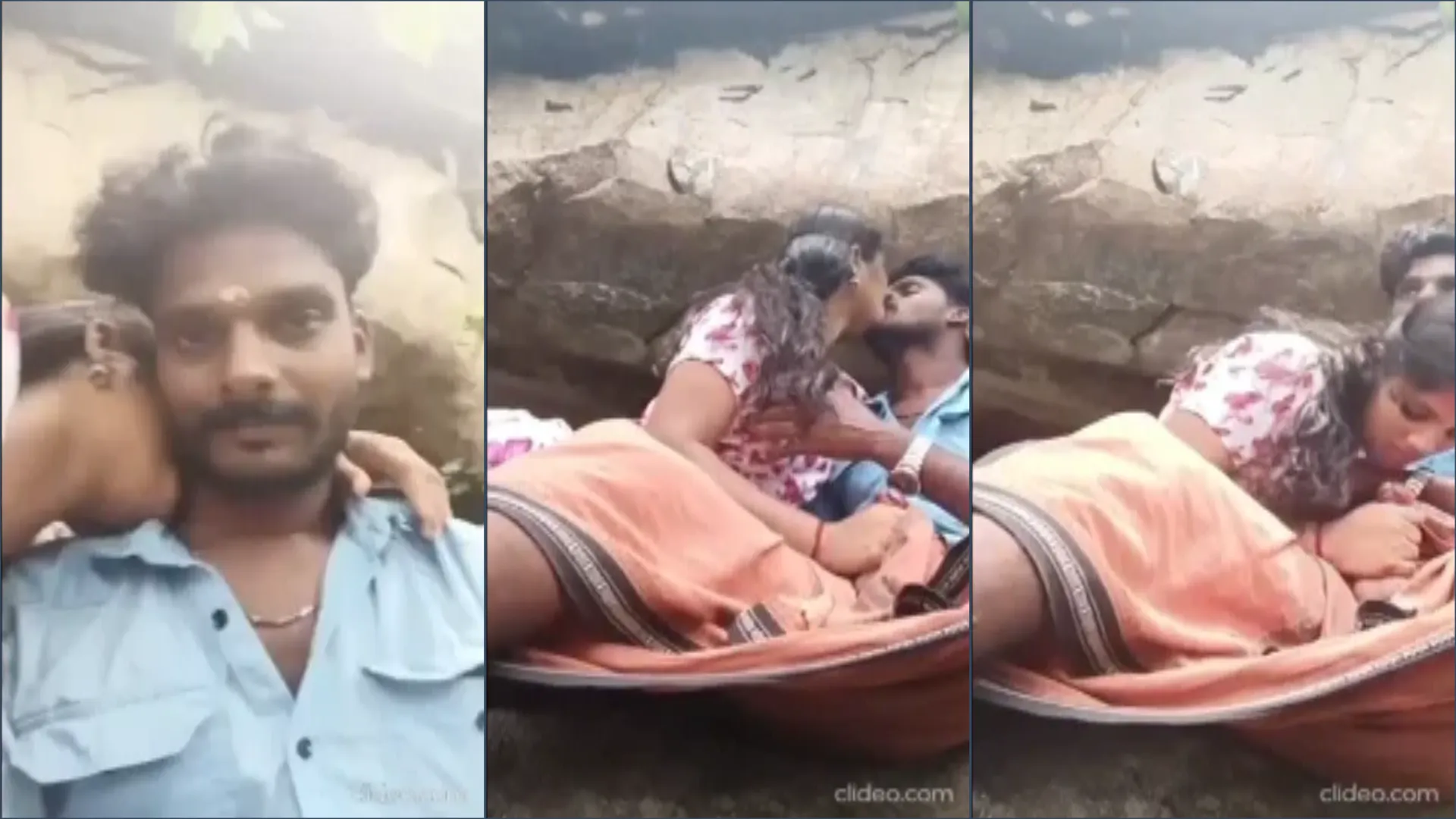 Horny south indian couple secret boobs sucking and blowjob